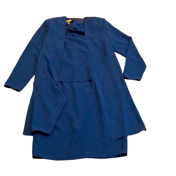 NWOT. Ursula Vibrant Blue Dress. 12 - Picture 1 of 4